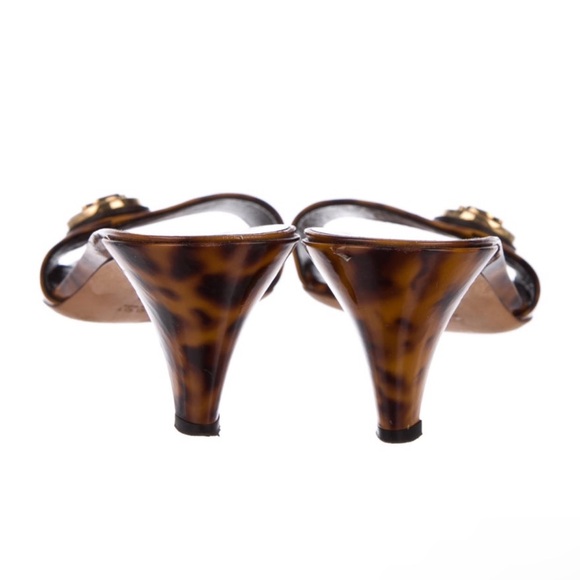 Gucci Patent Leather Printed Slides - Picture 2 of 6